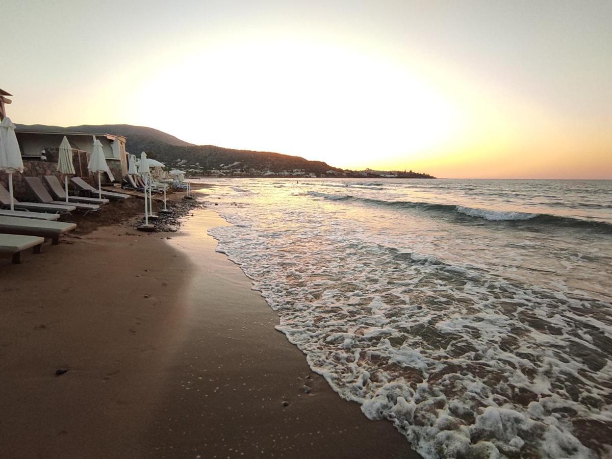 Dedalos N3 Sea View Apartment-30 Metres From The Beach Сталида Экстерьер фото