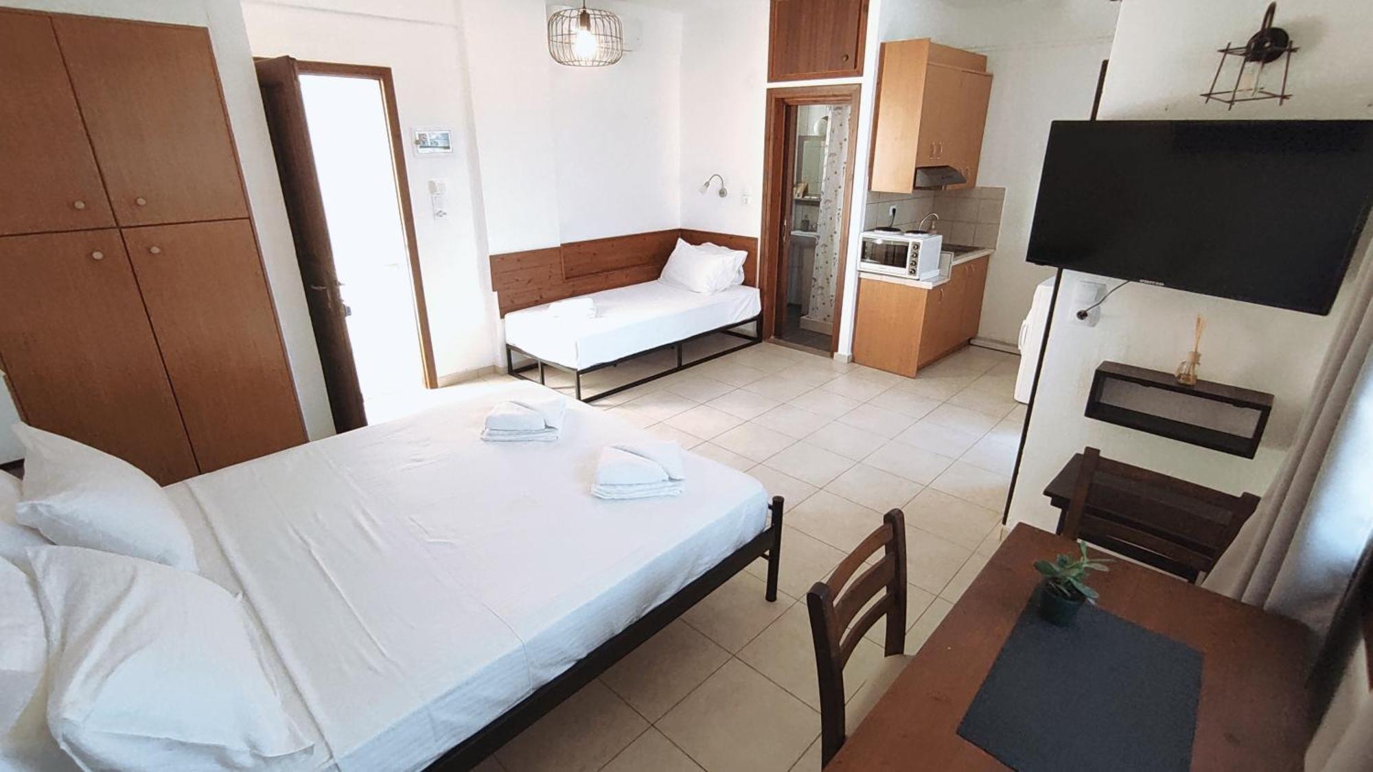Dedalos N3 Sea View Apartment-30 Metres From The Beach Сталида Экстерьер фото