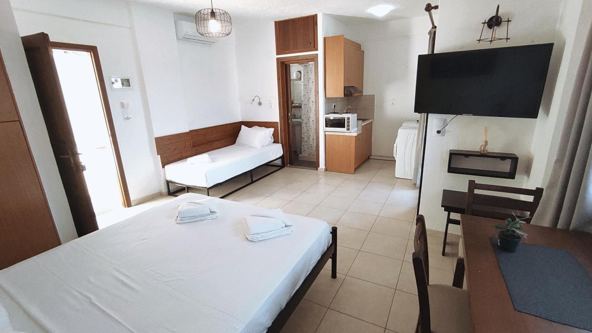 Dedalos N3 Sea View Apartment-30 Metres From The Beach Сталида Экстерьер фото
